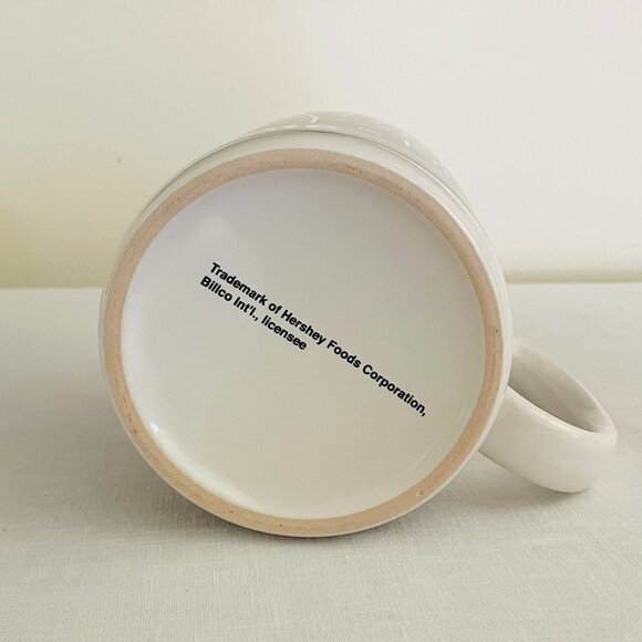 Hersheys Milk Chocolate Ceramic Mug 20 oz White & Brown 5 in Tall 4.5" in Diamet - Picture 4 of 9